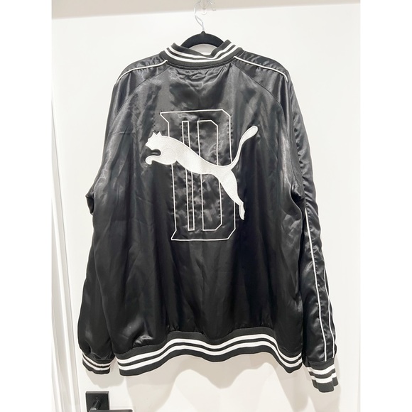 PUMA x BIG SEAN Satin Jacket Black/White - Picture 5 of 5